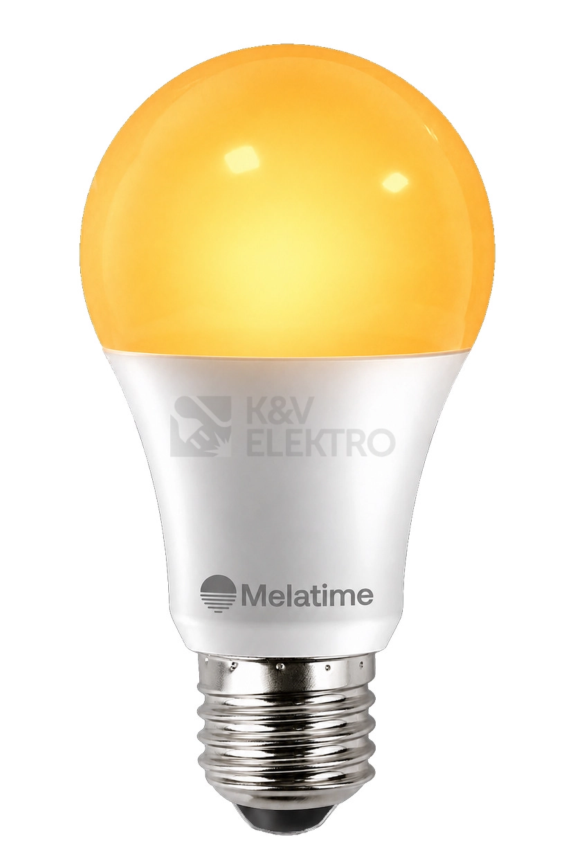 Obrázek produktu LED žárovka E27 Lumbio MELATIME Amber Night 8W jantarové světlo bez modrého spektra (1500K) 0