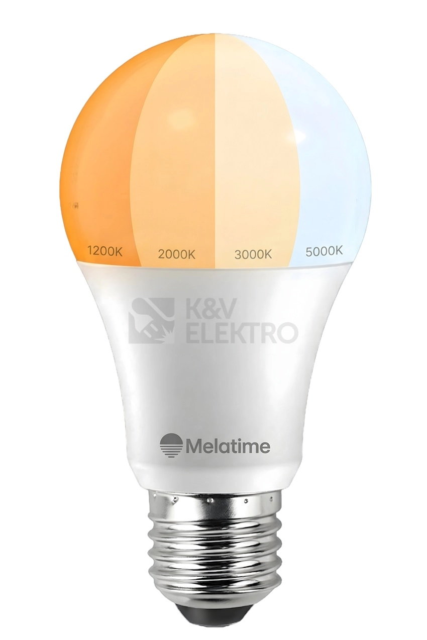 Obrázek produktu Multispektrální LED žárovka E27 Lumbio MELATIME Rytmus 10W stmívatelná se 4 světelnými režimy (1200-5000K) s NIR technologií 0