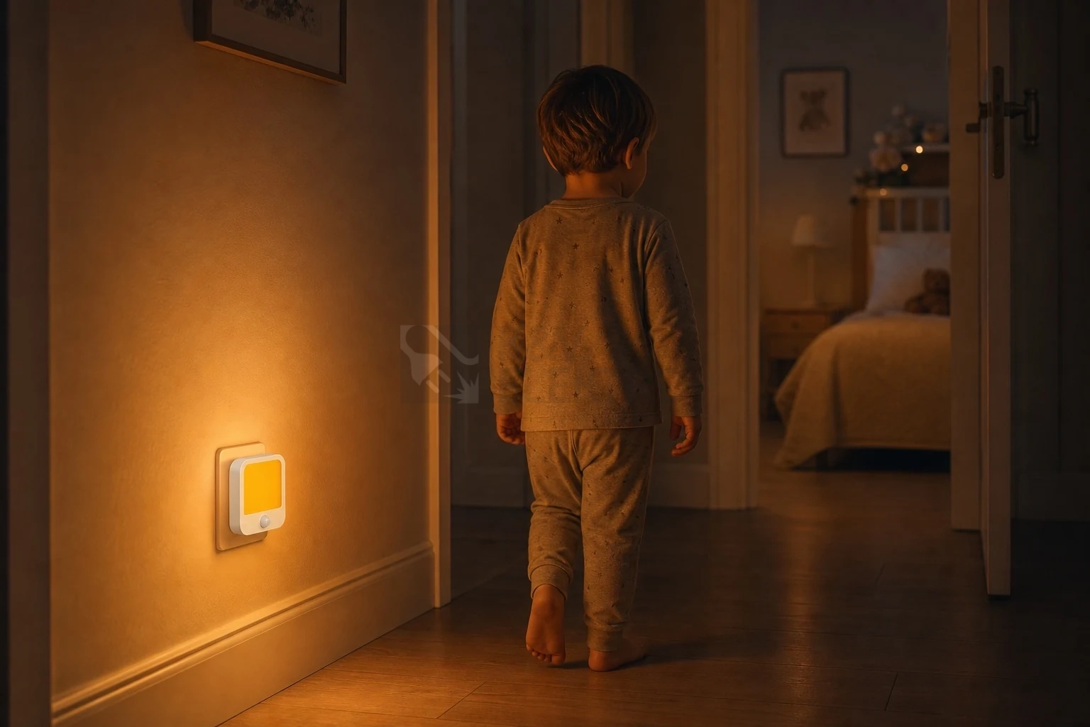 Obrázek produktu LED Noční světlo do zásuvky MELATIME bez modré složky s pohybovým senzorem
6