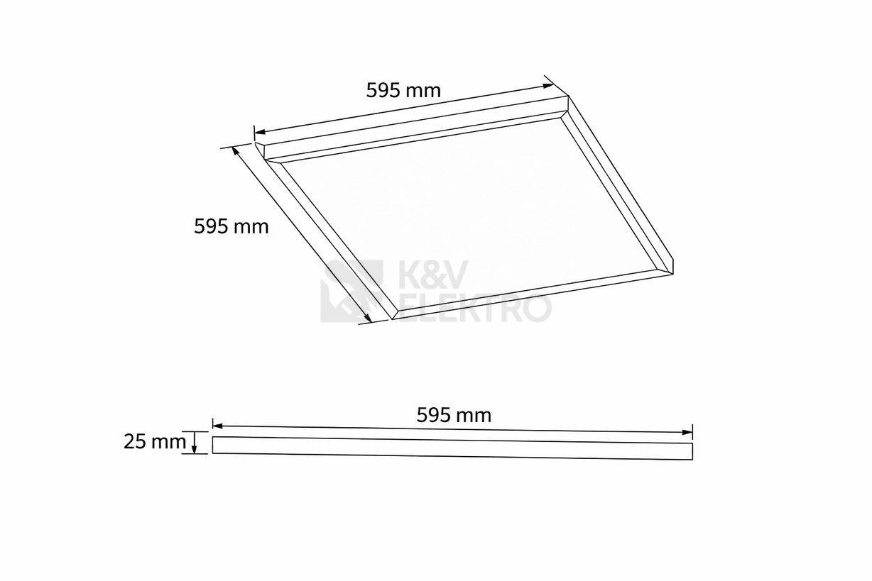Obrázek produktu LED svítidlo Lumbio Backlit Panel 60x60 (UGR <22) 4