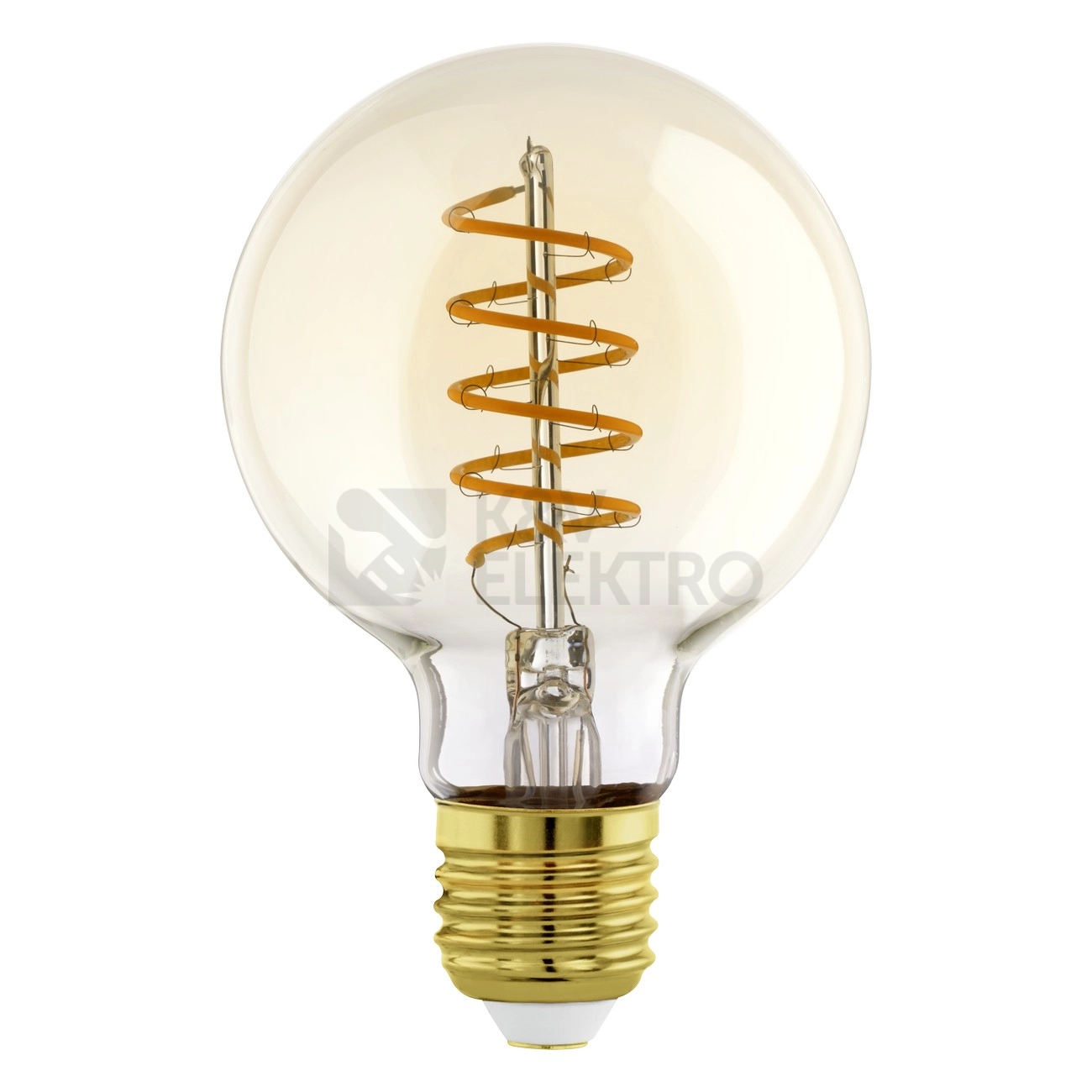 Obrázek produktu LED žárovka Vintage E27 EGLO 7W (60W) teplá bílá (2000-3000K) Globe80 stmívatelná 110462 0