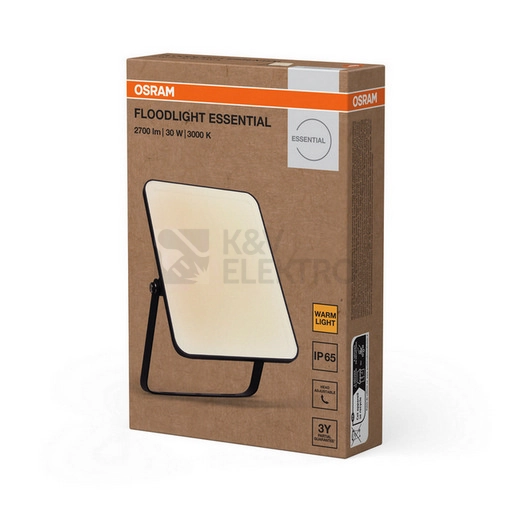 Obrázek produktu LED reflektor OSRAM Essential 30W 3000K teplá bílá IP65 1