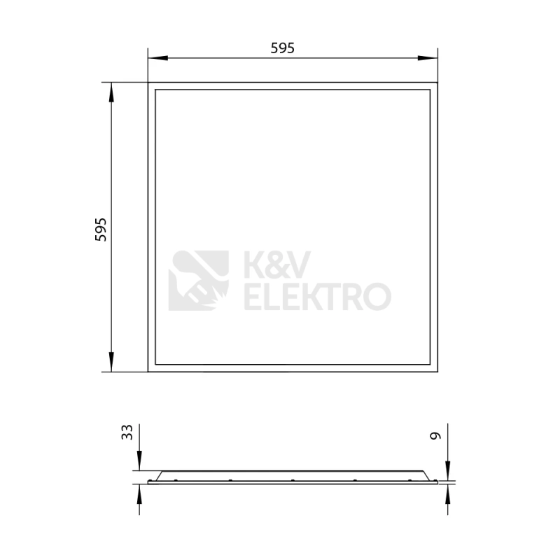 Obrázek produktu LED PANEL OFFICE UGR 40W ML-413.518.32.0 3