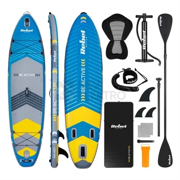 Obrázek produktu Paddleboard SUP REBEL RBA-4507 Blue s příslušenstvím 335 cm 0