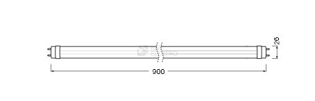 Obrázek produktu LED trubice zářivka LEDVANCE SubstiTUBE Value T8 EM/230V 90cm 8,8W (30W) 4000K 1