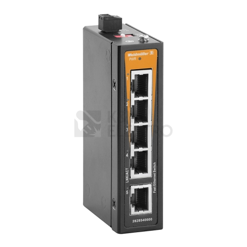 Síťový spínač Weidmüller IE-SW-ELB-05-5TX neřízený Fast Ethernet 5x RJ45 2828540000