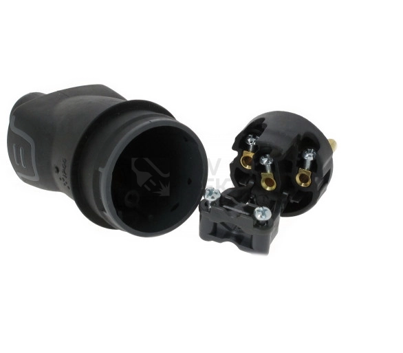 Obrázek produktu Legrand vidlice gumová 230V/16A 50445 výhodné balení 8+2 3