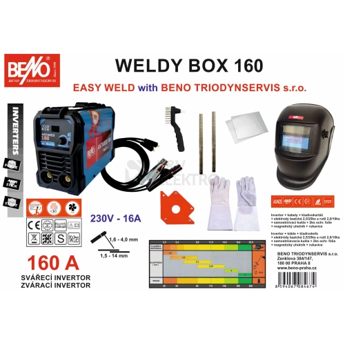 Svářecí invertor Beno WELDY BOX 160
