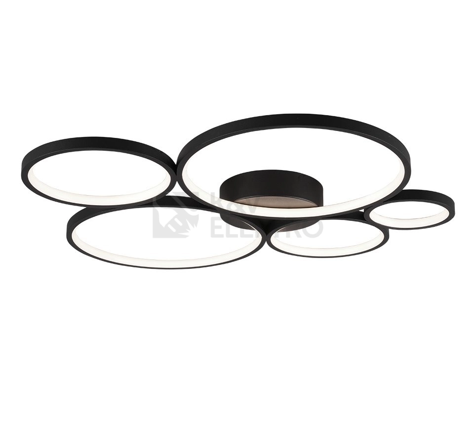 Obrázek produktu Přisazené LED svítidlo TRIO RONDO 49W 3000K matná černá 3-fázové stmívání 622610532 0