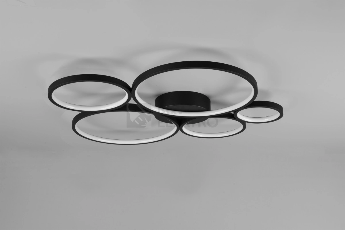 Obrázek produktu Přisazené LED svítidlo TRIO RONDO 49W 3000K matná černá 3-fázové stmívání 622610532 2