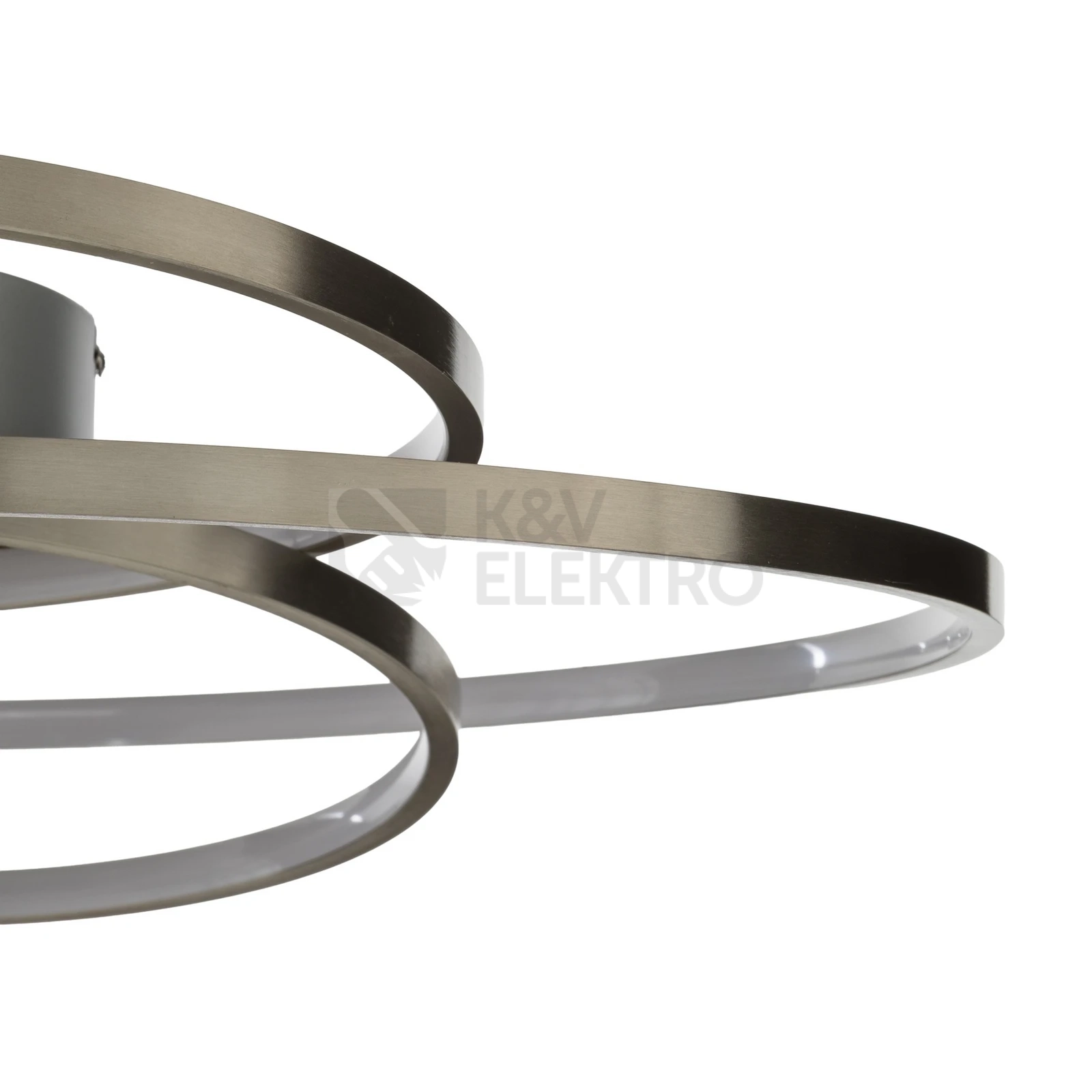 Obrázek produktu LED stropní svítidlo Lindby Joline průměr 60cm niklová barva 36W 3000K stmívatelné 9639127 2