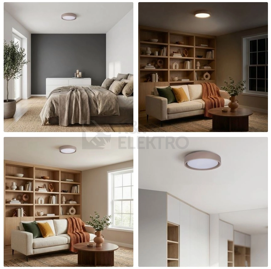 Obrázek produktu LED stropní svítidlo Brilagi MATTEO 24W průměr 31cm béžová 3000K BG3190 1