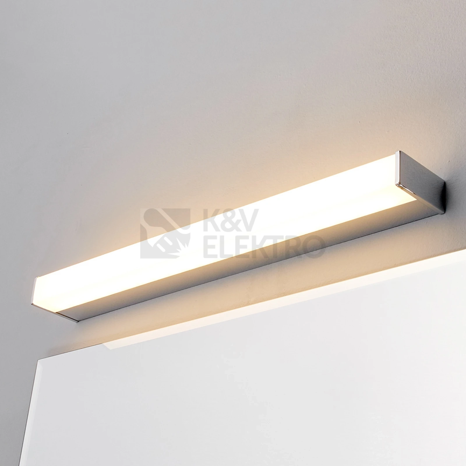 Obrázek produktu Nástěnné LED svítidlo Lindby Philippa 59cm chrom IP44 7,2W 3000K 9641015 1