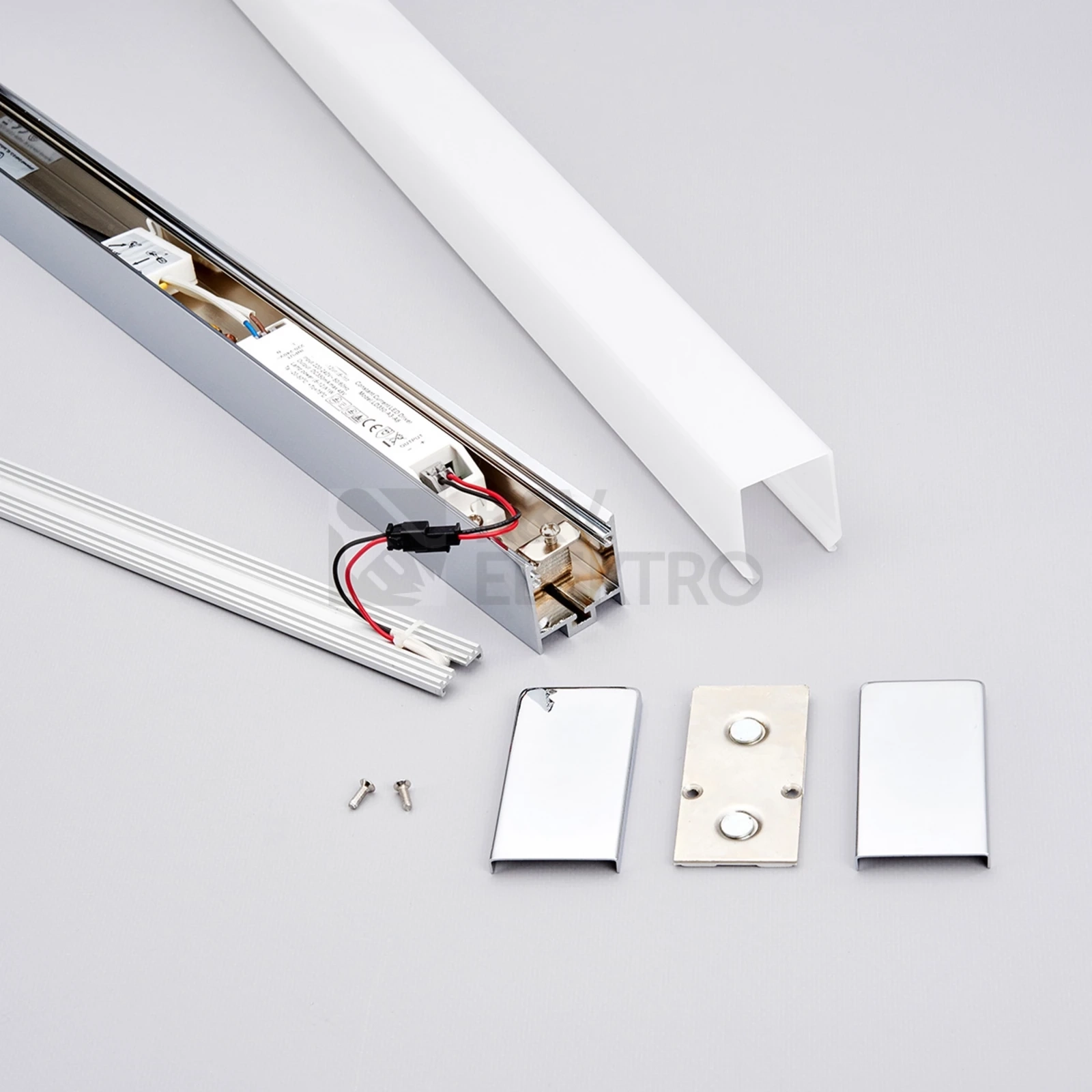Obrázek produktu Nástěnné LED svítidlo Lindby Philippa 59cm chrom IP44 7,2W 3000K 9641015 5