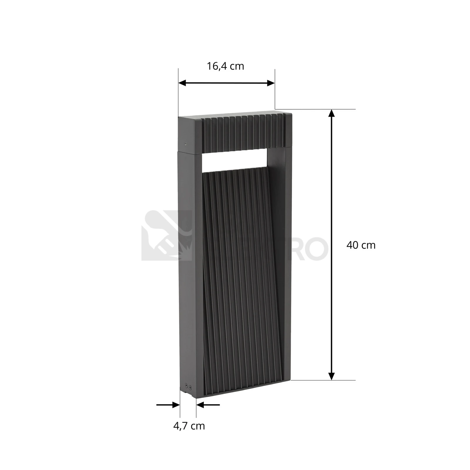 Obrázek produktu Sloupkové LED svítidlo Lucande Tavion 40cm antracitová IP65 10,8W 2700K 10046702 1