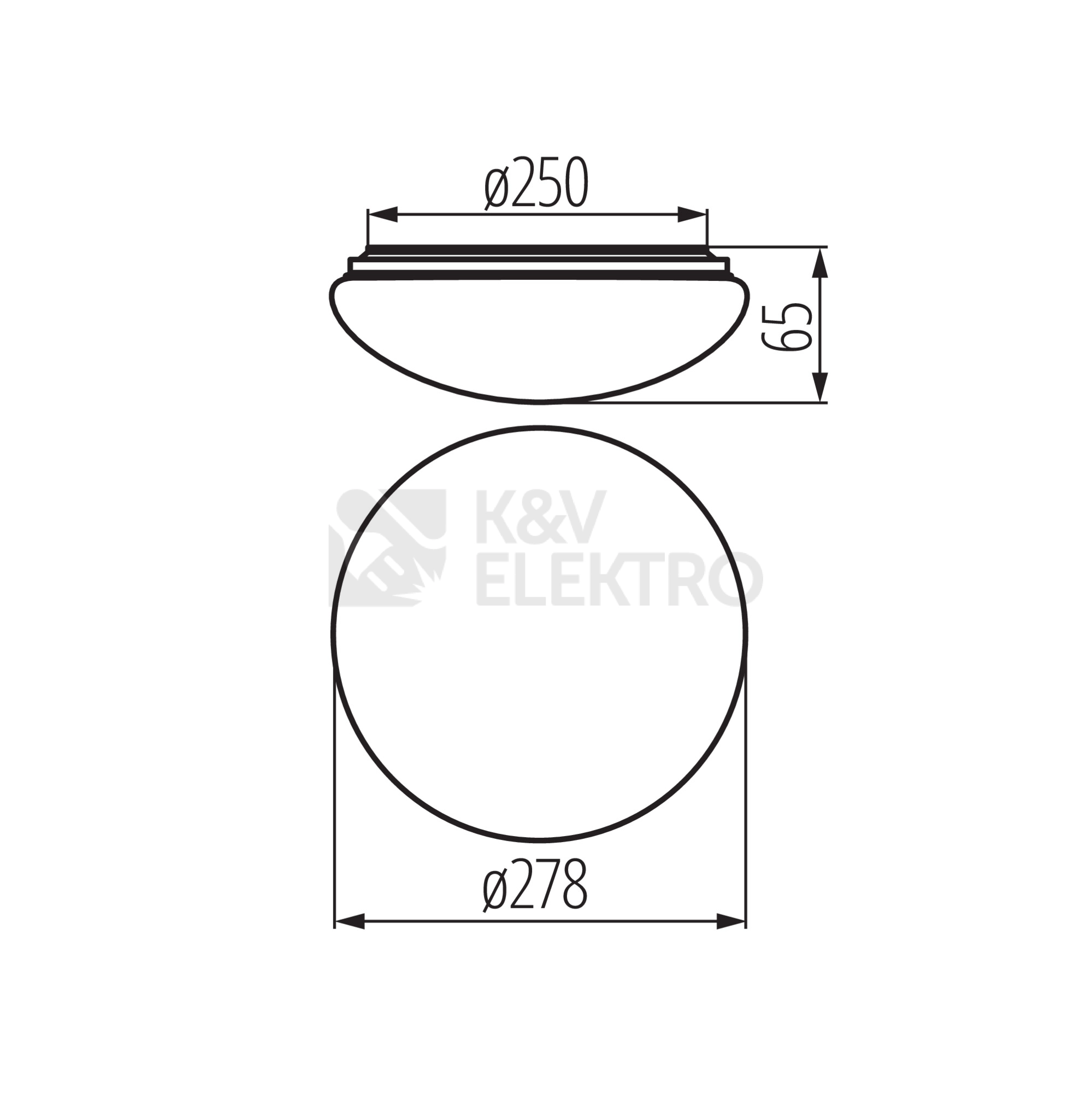 Obrázek produktu  LED svítidlo s čidlem Kanlux Miledo CORSO 12W CCT-SE 3000K/4000K/6500K IP44
 3