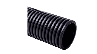 Černá (UV stabilní) chránička kabelů Kopoflex vhodná i nad zem