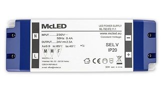 Napájecí zdroj do nábytku McLED