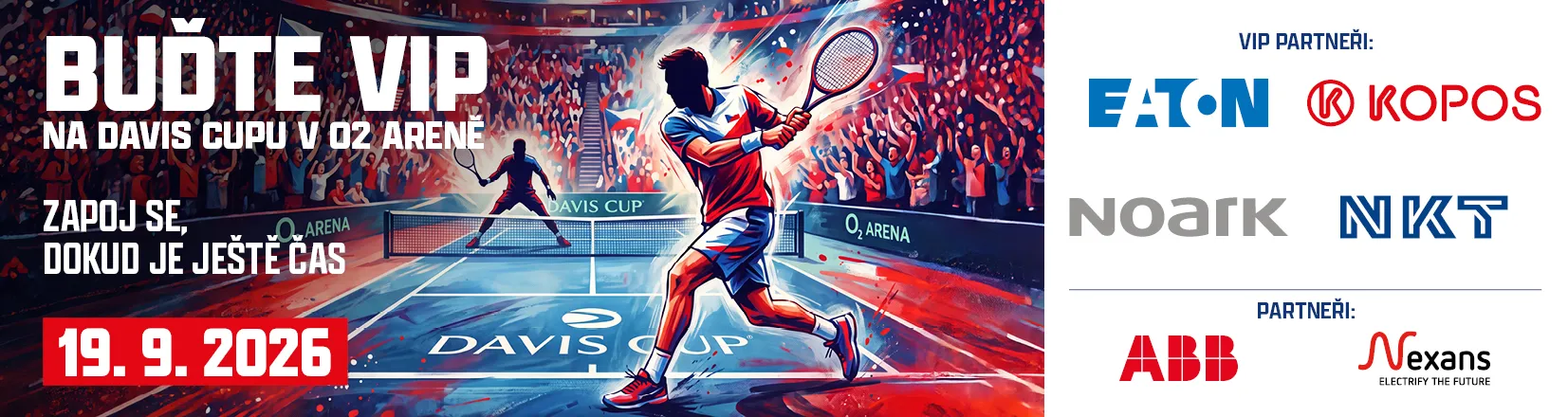 Vyhraj VIP vstupenky na Davis Cup v O2 areně!