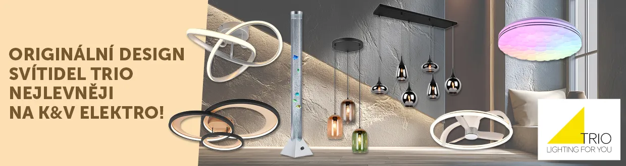 Slevy na designová svítidla TRIO